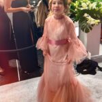 Vivien Lyra Blair Instagram - I had so much fun last night at #theemmys seeing old friends and meeting new ones. 👀 I’m so grateful to have been invited. I have a million “thanks you”s for everyone that made it possible. The amazing dress 💃 was a custom piece from @veronica.graye and I ❤️ her for it! @meghan.pins did my hair and makeup and is loved by my whole family including the cats. 🐈 But none of it would have been possible without @jenjen2010 @linds_hatch and @sheridanmarch from @paradigmtalentagency and @alliemdouglas from @imprintpr 💪 Who make me feel like I belong in that room. Thank you.
