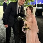 Vivien Lyra Blair Instagram - I had so much fun last night at #theemmys seeing old friends and meeting new ones. 👀 I’m so grateful to have been invited. I have a million “thanks you”s for everyone that made it possible. The amazing dress 💃 was a custom piece from @veronica.graye and I ❤️ her for it! @meghan.pins did my hair and makeup and is loved by my whole family including the cats. 🐈 But none of it would have been possible without @jenjen2010 @linds_hatch and @sheridanmarch from @paradigmtalentagency and @alliemdouglas from @imprintpr 💪 Who make me feel like I belong in that room. Thank you.
