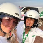 Wafa El Mejjad Instagram - Merci @shoeieurope de nous avoir équipé pour cette belle aventure riche en émotion , merci ma pilote @sophiemolesti de nous avoir fait slider dans les dunes merci pour les fou rire ! C’était magique alors merci 🙏🏼