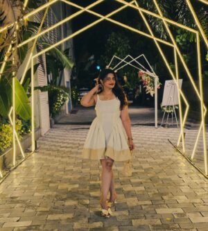 Wafa Khadeeja Rahman Instagram - Lady Khatheeja Coffeeton of Kochishire #iykyk 

#ootd #fashion #styling #fusion #corsetdress #outfitoftheday #bridgerton

Props to @taara_fashiondesigning for bringing my vision to life! ❤️

📷: @the_good_p