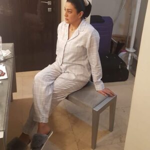 Wafaa Sadeq Instagram - Special thanks for @mariefrancelingerieegypt for helping me pick my outfits for my role as arwa in welad Nas this Ramadan.. #bts #weladnas