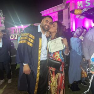 Wafaa Sadeq Instagram - حبيب القلب اول فرحتى ❤️
طارق اتخرج 🥰🌹
مبروك يا حبيبى ربنا يسعدك ويوفقك ❤️🥰