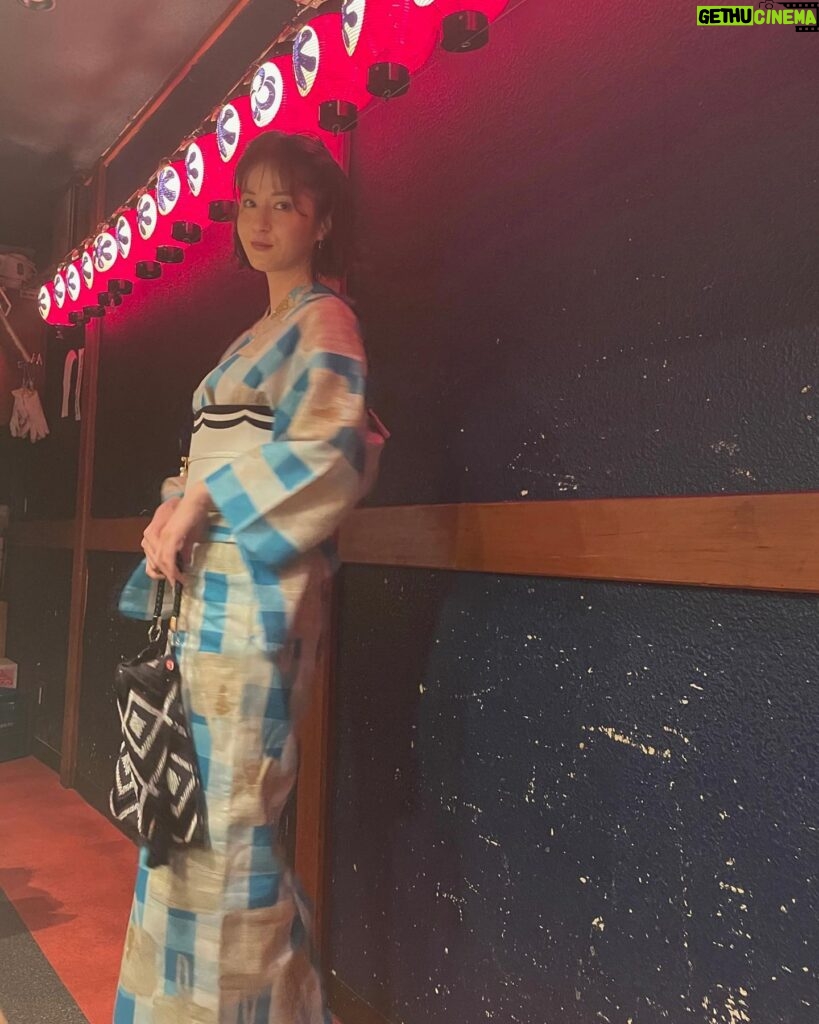 Wakana Matsumoto Instagram - 浴衣。 よーく見るとカゴバックの柄❤️ きゃわたん😍 👘💎タグ付けしてます🏷