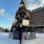 Wallis Day Instagram - this the season… w/ @jomalonelondon ⛸️🎄 #JoMaloneLondonXGlide