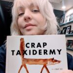 Wendi McLendon-Covey Instagram – Ladies: get yourselves a man who understands the importance of laughter. @jivemiguel70 surprised me with this book… Swipe left to see some truly stunning specimens! 😂 
UPDATE: Crap Taxidermy is here on IG! Follow them at @craptaxidermy