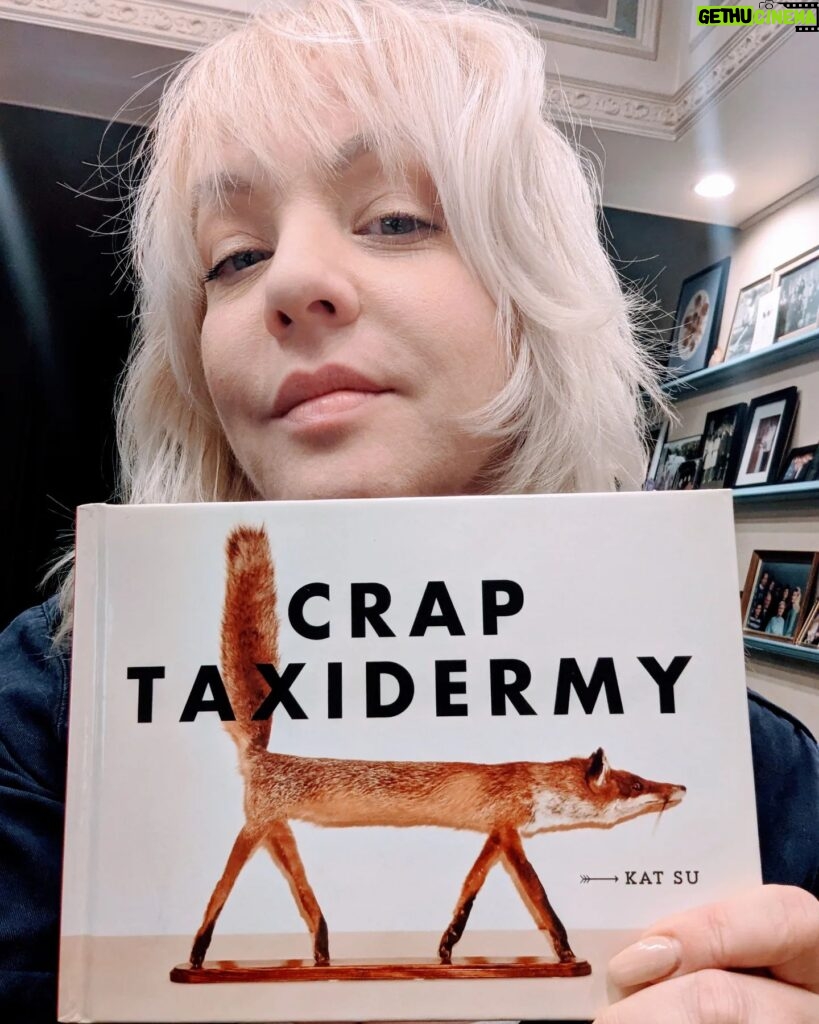 Wendi McLendon-Covey Instagram - Ladies: get yourselves a man who understands the importance of laughter. @jivemiguel70 surprised me with this book... Swipe left to see some truly stunning specimens! 😂 UPDATE: Crap Taxidermy is here on IG! Follow them at @craptaxidermy