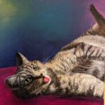 Wendi McLendon-Covey Instagram – We’re having portraits painted of all the cats we’ve ever owned, and here’s the latest one. Our sweet Carmen passed away in 2014. Thanks to @rabbitt_ranch for capturing her personality!
.
.
.
.
#petportraitsofinstagram #petportraits #catsrule #soulcat