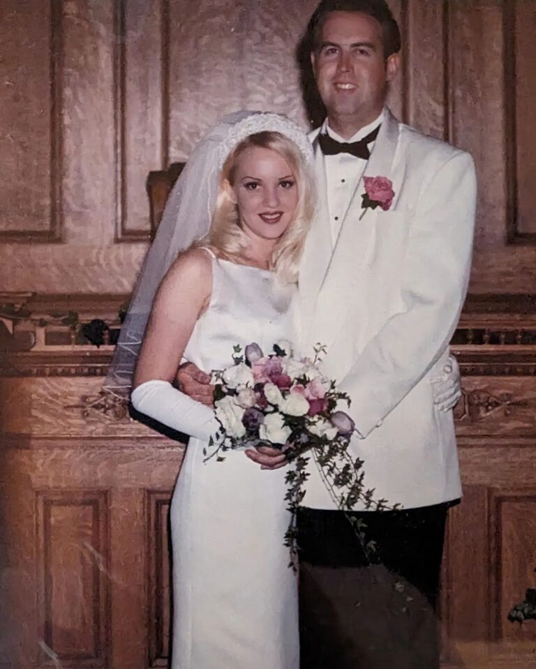 Wendi McLendon-Covey Instagram - We've been married for 27 years as of today, but this month is our 30 year anniversary of being together! Send thoughts and prayers to @jivemiguel70, because I sure haven't made it easy, but he's a trooper! Love you, Greg. I hope you have another 30 years of patience for me! ❤️❤️❤️❤️