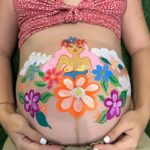 Westny Dj Instagram - Random wanting to have Gembil painted by @evekoss strong feeling Gembil lebih attach sm Nuansa Ibu Pertiwi dan Alam semesta🫶🏻 mau masuk kehamilan 9 bulan Gembil sbntr lagi hadirrrr😍😍😍 jadi i wanted to make something memorable in an Art way😍 Smoga ISWW dan Alam semesta merestui dan perlancarkan Gembil's birth 🙏🏻 And thank you @evekoss yg uda sefrekuensi mau melukis tema ini utk Gembil, means A lot for me , and i hope it goes the same for you too🩵 #painting #hamil #art #lukis #lukisperuthamil #pregnant #pregnantpainting #love #bumil #nature