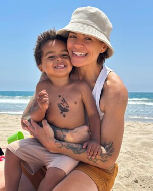 Whitney Mixter Instagram - Tattoos n’ tan lines… #summerhasarrived 

@meccasilasmoon