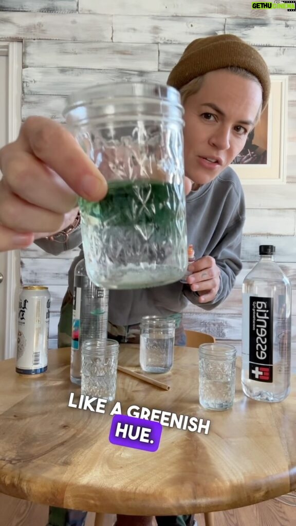 Whitney Mixter Instagram - The Truth About Bottled Water aaaaand What You Should Be Drinking Instead 💧 Think your “alkaline” bottled water is the healthiest choice? Nope!👎🏽 Check out this lil science experiment I did to see only 1 of the reasons why I’ve switched to a better alternative. It’s craaaaaazy!🤯 Drop a 💧in the comments if you want me to send you more info! #hydrogenwater #kangenwater #ionizedwater #hydration