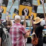 Willa Fitzgerald Instagram - Scenes from a Picket #sagaftrastrong