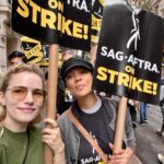 Willa Fitzgerald Instagram - Still on strike. Day 104. #sagaftrastrong