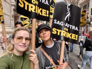 Willa Fitzgerald Instagram - Still on strike. Day 104. #sagaftrastrong