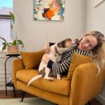 Willa Fitzgerald Instagram - And that’s why they call it a love seat 💕🐶🌈