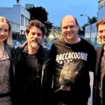 Willa Fitzgerald Instagram - With Willia Fitzgerald, Michael Fimognari, and Zach Gilford on set of THE FALL OF THE HOUSE OF USHER #thefallofthehouseofusher