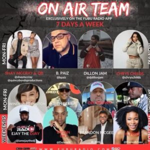 Windi Washington Instagram - NEW JUST ADDED —Media Personality  @WINDIWASHINGTON 📻🔊🎚‼️tap into @WindiWorldDailyShow with Windi Washington ON-AIR @OFFICIALFUBURADIO #DREAMTEAM ✨️ Teamwork makes the dream?… 👂🏾👂🏾WORK! We got that work for you 7 days a week! You can stay up to date on the latest in politics, trending celebrity news and interviews and you can’t forget new, indie and your fav artists! 

@shaymccray & @quincybondsproductions - WEEKDAYS (6AM-10AM l EST)

@chryschilds- WEEKDAYS (10AM-2PM l EST) 

@mrkeeyzo - WEEKDAYS (2PM-6PM l EST)

@businesspointguard - Through The Week

@thenightshowradio - WEEKENDS (3PM-7PM l EST)

@djdillonjam - WEEKDAYS (10PM- 12AM l EST) 

@therealkfoxx - WEEKENDS (10AM- 3PM l EST)

@iamejaythedj - WEEKENDS ( 7PM-10PM l EST) 

@djlsone - SATURDAYS ( 10PM-12AM l EST)

@_blmj_ - SUNDAYS (9AM l EST)

@dylandili - SUNDAYS (10PM-12AM l EST)

@windiwashington - Through The Week

@lish2x - Through The Week

7 DAYS OF NON- STOP A1 CONTENT!

Listen exclusively on the fubu radio app or online at: www.fuburadio.com

#fubu #fuburadio #hiphop #politics #carribean #celebrityinterviews #top40 #dance #arts #entertainment #celebinterviews #hottopics