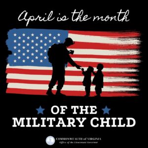 Winsome Earle-Sears Instagram - In April, we celebrate our military children and acknowledge the unique challenges they face as one or both of their parents serve in our Armed Forces. This month, join me in celebrating these resilient young heroes for the sacrifices they make.
