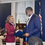 Winsome Earle-Sears Instagram - This week, coaches and members of @vuu_football team came to the Capitol to be honored for their CIAA Championship win - the first in 22 years! It was wonderful to recognize their hard work and efforts and the leadership of Dr. Alvin Parker and Coach Edward Pointer.