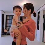 Woo Hye-rim Instagram - BEFORE AND AFTER 💓 #mommyandson @shin_siwoo