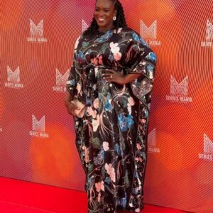 Wunmi Mosaku Instagram - @seriesmania 2022! Thanks for having us! Such a treat! #WeOwnThisCity @hbomax

Styled by @shameelahhicks
💄 @joyadenuga
💇🏿‍♀️ @dionnesmithofficial

👗 1 @marchesafashion
👗 2 @norblacknorwhite
👗 3 @lafayette148ny
👠👜 @louboutinworld