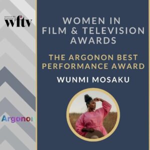 Wunmi Mosaku Instagram - Home sweet home! What a welcome back to blighty. Thank you @wftv_uk! And it was all the more sweeter having the award presented by my dear friend @gugumbatharaw ❤️ Congratulations to all today ❤️

Styled by @shameelahhicks
💄@charlotteyeomansmakeup
💇🏿‍♀️ @itsraela

Just love this dress by @roksandailincic 😍