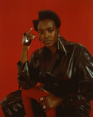 Wunmi Mosaku Instagram - My shoot for @schonmagazine 

Thank you to this magical team
📸 @mahaneela.jpg
👗@shameelahhicks
💇🏿‍♀️ @hairbyhiim
💄 @mimiquiquine
💅🏿 @jareevinson
creative director @mojarobinson 
Interviewed by @thesandakin

Link to interview in @schonmagazine bio