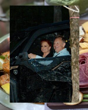 Wynonna Judd Instagram - Part 2 ✌🏼 of last week’s birthday festivities! Everyone who knows me, knows that I am not a fan of surprises!!! I knew that something was planned for my actual birthday, but wasn’t sure what. I was told to drive to the gazebo (where Cactus and I got married) at 6:30pm. We arrive, expecting a group of people to yell “surprise!” Much to my surprise, we find nothing besides a bottle of champagne and two glasses. 🥂 A peaceful, quiet moment with my sweetheart in the midst of a very busy week. We’re then instructed to drive to one of our favorite spots on the farm, a spot we’ve recently named “Peaceful Creek.” My dear family and chosen family have gathered for the most beautiful dinner IN the creek, and even flew in one of my favorite chefs @chefbobbymarcotte to cook for us. Thank you to everyone who understands my heart’s desire! Family, friends, and fellowship at my favorite place on earth…HOME. 💛

📷: @hayleyshoots