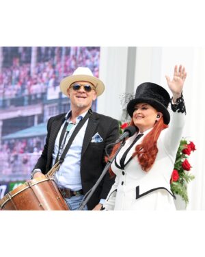 Wynonna Judd Instagram - Oh, the sun shines bright on my Old Kentucky Home. 🎶 

It was the honor of a lifetime to sing the National Anthem at the 150th running of the Kentucky Derby. My Papaw would be SO proud! 🇺🇸