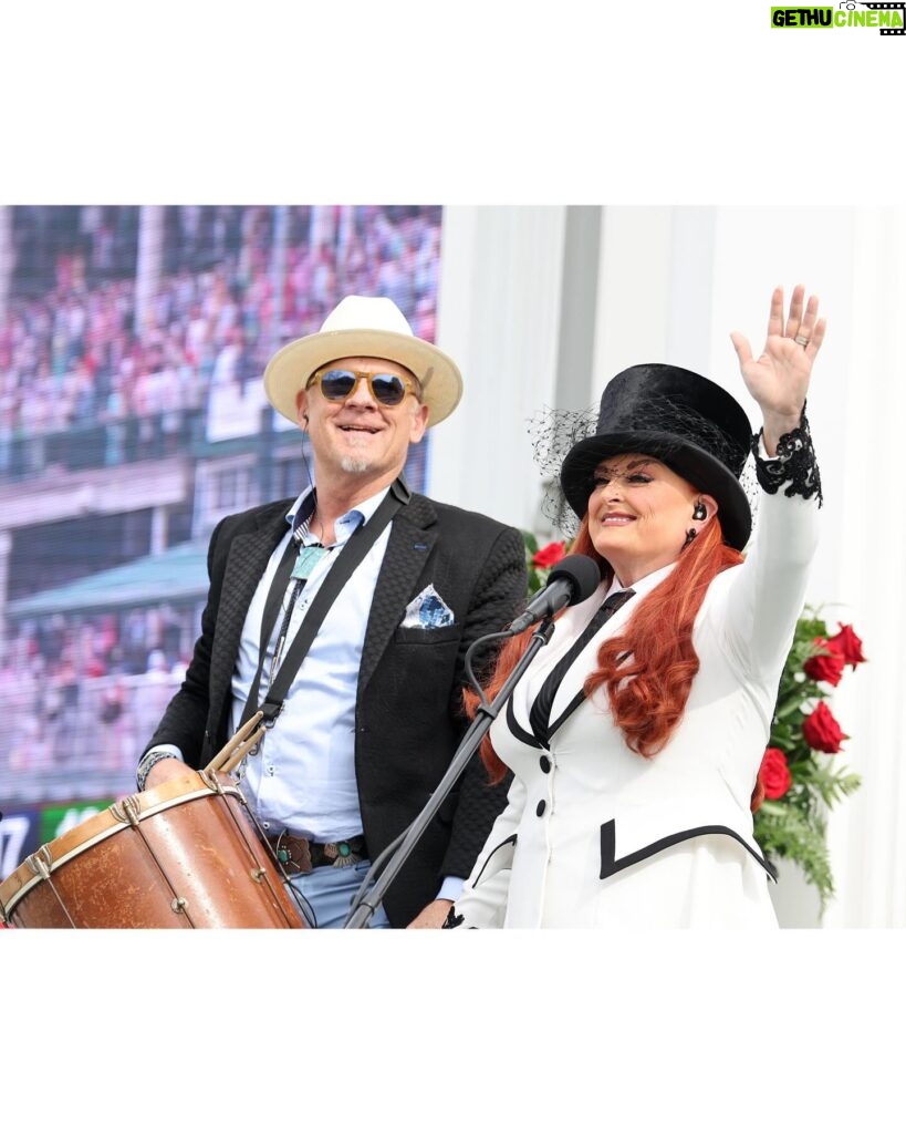 Wynonna Judd Instagram - Oh, the sun shines bright on my Old Kentucky Home. 🎶 It was the honor of a lifetime to sing the National Anthem at the 150th running of the Kentucky Derby. My Papaw would be SO proud! 🇺🇸