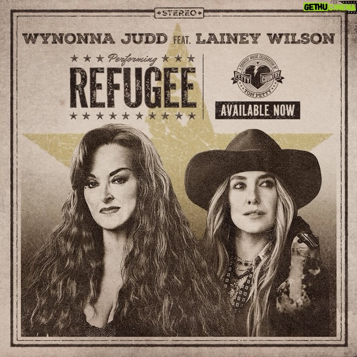 Wynonna Judd Instagram - Thank you for all the love you’re showing this song!!!! Tom Petty is one of my favorites. Being a part of this project has been a dream come true! Getting to record in the same room as Lainey, and collaborate the way we did, was an even greater blessing. Talk about a win-win! What an amazing memory and friendship we share now because of this recording process. Our cover of “Refugee” was produced by my husband @cactusmoser, and is out everywhere now! 🤍