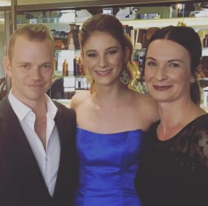 Xenia Goodwin Instagram - Today's the day!  The official release of the Dance Academy Movie!  I'm so excited, and a lil nervous.  I hope everyone likes it.  This is me with two of my biggest inspirations before the premiere.  The one who inspired me to love dancing, Tara Morice, and the one who inspired me to love acting, Jeffery Walker.  I couldn't be more grateful.  Love you guys, here we go!  #DanceAcademyMovie ❤#danceacademymovie @danceacademyau