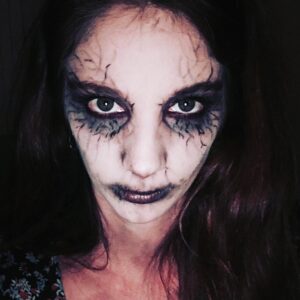 Xenia Goodwin Instagram - Halloween throwback.  Stay safe friends with @cynthyasantanaa @b_crisp10 @mattbolder  Miss you all x