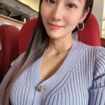 Xenia Chong Instagram - 💜💜💜 Bye~ 與我的旅遊小夥伴出門去✈️ @miyomm @moral_bags #miyommxmoral #xeniachong #hkig #hkactor #followme #莊韻澄 #loveisintheair