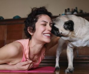 Yağmur Özbasmacı Mermer Instagram - best personal trainer ever 🐾🤘🏼