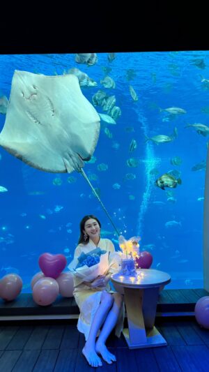 Yang Guang Ke Le Instagram - 难忘的海底套房体验🩵🤍💙
值啦~~~~🐠🦈🐟🐡