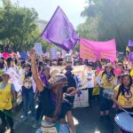 Yany Prado Instagram - Se escuchó fuerte mi voz porque no estaba sola , estábamos todas !!!!!!! 8M 💜💚💚💜💚💜💚💜💚 . Esta vez la marcha fue en México 🇲🇽 , rodeada de tantas mujeres valientes y poderosas. Esta lucha la hacemos y la ganamos todas !!!!! #diadelamujer #8m #mexico #noalmachismo #nomasfemicidios