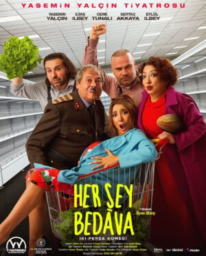 Yasemin Yalçın Instagram - “Her şey bedava” adlı yeni oyunumuz ile çok yakında perdelerimizi açıyoruz. 🎭 @yaseminyalcintiyatrosu