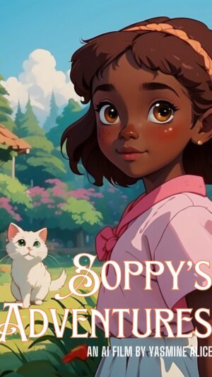 Yasmine Alice Instagram - I proudly present to you all SOPPY’S ADVENTURES 🎀🎬♥️

This is my second film made by using artificial intelligence. As scary as Artificial Intelligence may be for most filmmakers and actors, I’m all for learning about new technology and using it to advance my creativity and storytelling skills. Following the release of The Overseer (my first AI film) online, I wanted to tell a children’s story with a more light-hearted approach.

I have been blessed with an amazing writer who collaborated with me on this project, Kossim Osseni who is a published children’s book author. When I was auditioning for the voice roles, Kiara’s mum approached me to record for Soppy. Kiara is a brilliant 12-year-old actress. And Barbara who voices Zeyna is an actress from London who I met on a feature film. For everything else, from image prompting to videos, I have solely used artificial intelligence.

I have trained AI to understand who Zeyna is, what she looks like, and how she dresses. There are limitations with AI of course, which I faced mostly with Zeyna’s clothes and the Snake’s movements. In this film, in comparison to my first AI film which I completed 1 month prior, Gen 2 has had major improvements and I had found it somewhat easier to make Zeyna speak for example and Soppy run. AI technology is advancing rapidly and I’m here to follow this utopic development in filmmaking and use it to my advantage. Looking forward to following Soppy’s success in the AI film festival circuit. 

Voice Overs by:
Narrator: Yasmine Alice
Soppy: Kiara Kedare
Zeyna: Barbara Brito
The Scary Snake: Yasmine Alice

Music by Pixabay:
Geoff Harvey
Oleg Kyrylkov
ArctSound
Yehven Onoychenko
Olenskii Kaplunskyi
Floraphonic

#ai #aifilm #aifilmmaking #cartoon #studioghibli #childrenscartoons