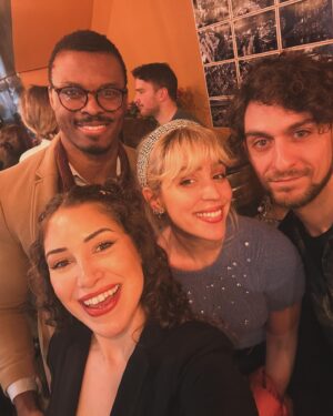 Yasmine Alice Instagram - The premiere of my baby The Interpreter! Thank you for the support, my heart is full. ♥️🎬🧿 Grateful for all the beautiful compliments on the film which I wrote, produced and starred in, and for my brilliant cast and crew! 🐈‍⬛ #filmproducer #filmwriter #actress #filmmaker #ukfilmmakers