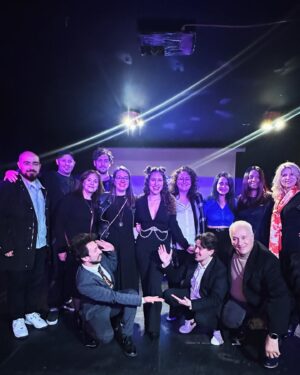 Yasmine Alice Instagram - The premiere of my baby The Interpreter! Thank you for the support, my heart is full. ♥️🎬🧿 Grateful for all the beautiful compliments on the film which I wrote, produced and starred in, and for my brilliant cast and crew! 🐈‍⬛ #filmproducer #filmwriter #actress #filmmaker #ukfilmmakers