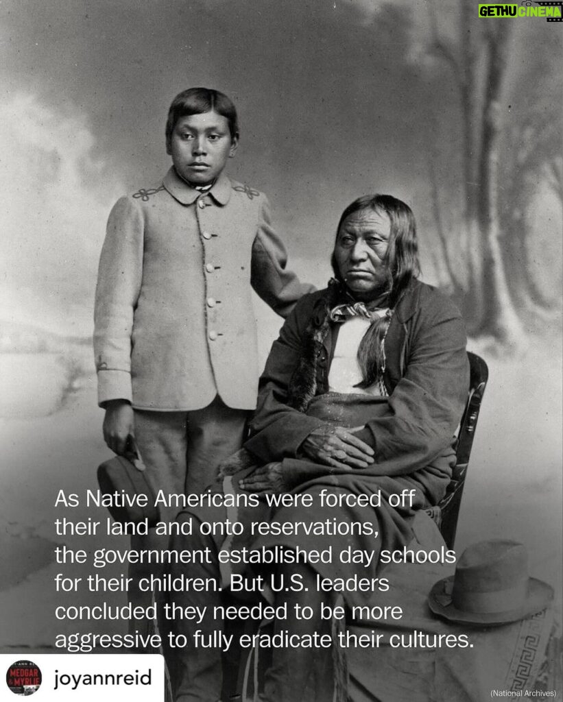 Yasmine Al Massri Instagram - There is no other side to look at, away from the world we live in.. no other way to live all while preserving our human dignity.. @joyannreid #americanhistory is utterly savage. . Repost from @washingtonpost • For the U.S. government, forcing a Western education on Native American children was the pathway to what officials called “civilization.” At least 523 Indian boarding schools were established in the United States in the 19th and 20th centuries. Religious groups received federal contracts to operate about a third of them. Families were often coerced by federal agents or priests to send their children. The children were banned from speaking any language but English. They were forced to abandon their customs, dress in Western clothing — some in military-style uniforms — and convert to Christianity. After two critical government reports, most of the Indian boarding schools closed. By then, generations of Native Americans had attended. Many children and their families were left deeply scarred. “We want to know what happened to our grandmothers, our parents, our family members. We’ve been lied to. We want to know the truth. We need to begin to heal,” said Deborah Parker, chief executive of the National Native American Boarding School Healing Coalition. Read more by tapping the link in our bio.
