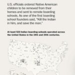 Yasmine Al Massri Instagram – There is no other side to look at, away from the world we live in.. no other way to live all while preserving our human dignity.. @joyannreid #americanhistory is utterly savage. 
.
Repost from @washingtonpost
•
For the U.S. government, forcing a Western education on Native American children was the pathway to what officials called “civilization.”

At least 523 Indian boarding schools were established in the United States in the 19th and 20th centuries. Religious groups received federal contracts to operate about a third of them. Families were often coerced by federal agents or priests to send their children.

The children were banned from speaking any language but English. They were forced to abandon their customs, dress in Western clothing — some in military-style uniforms — and convert to Christianity. 

After two critical government reports, most of the Indian boarding schools closed. By then, generations of Native Americans had attended. Many children and their families were left deeply scarred.

“We want to know what happened to our grandmothers, our parents, our family members. We’ve been lied to. We want to know the truth. We need to begin to heal,” said Deborah Parker, chief executive of the National Native American Boarding School Healing Coalition.

Read more by tapping the link in our bio.