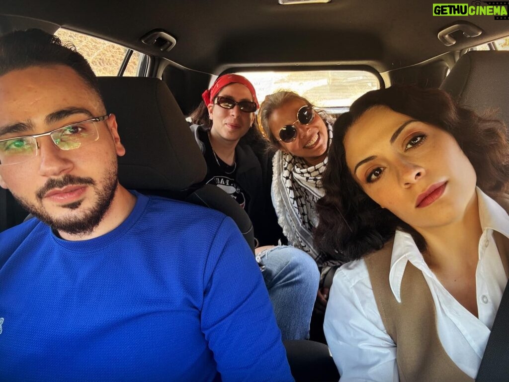 Yasmine Al Massri Instagram - After two months shoot in Jordan.. Thankfully drained.. ridiculously blessed.. outrageously lucky.. unapologetically Palestinian.. it’s a #wrap in #jordan #stories #films #community #family #life #amman part one.. #thankyou my #beautiful #people you know yourselves ..