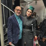 Yasmine Al Massri Instagram - An amazing day, meeting @4frankbarat and @brianeno to advocate for Gaza and the world we believe in.. #london I am falling in #love with you 🫶🏼