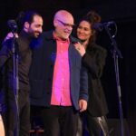 Yasmine Al Massri Instagram – On the 18th of April, I had the privilege to perform with @brianeno and @jazmasri for the fundraising event for @amos_trust, firstly, as a Palestinian it’s hard to thank such powerful me in the history if art humanity for standing with us. What an honour to stand there and create with you Brian. And secondly, Yasmine, how embarrassing to know it is the first time we share the stage since our 20 years friendship! It had to be this occasion or never! Thanks to all those attended! Donated, played, cried, sang, and shared their hearts. #photos by David Corio & Mark Kensett for Amos Trust @adnanjoubran #adnanjoubran #brianeno
