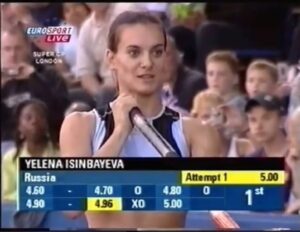 Yelena Isinbayeva Instagram - 🇪🇸5.00 metros
La historia ha hecho.
Londres. 
22.07.2005.
Estadio Crystal Palace.

🇬🇧5.00m
The history has made.
London. 
22.07.2005.
Crystal Palace Stadium.