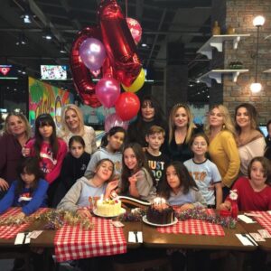 Yıldız Kaplan Instagram - Benim biricik arkadaşım @arzukalayli nın prensesi ,Oğlumun güzeller güzeli arkadaşı Melissa nın eğlenceli Doğum günü partisinden @gulergı#tlnkrtz#ozlem_unal