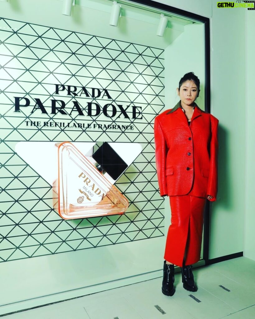 Yoko Maki Instagram - 昨日、PRADA beautyへお邪魔しました^_^ 香りは大好きなので欲しい香りが沢山❤️ #prada #PradaParadoxe #PradaBeauty #プラダパラドックス　#PR