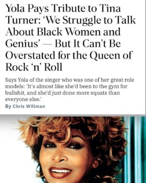 Yola Instagram - I had the honour and privilege of speaking on the enduring genius of #tina with the delightful @willman.chris for @variety! Some of you might know I used to lecture voice science so there are a few high price tips on the voice in this article too as I analyse Tina and pay tribute to an icon. I’m really proud of this piece, so check it out #linkinbio #Repost @willman.chris
・・・
Yola spoke with Variety on the genius of Tina Turner, and there was maybe some genius in what she said herself. Link in bio